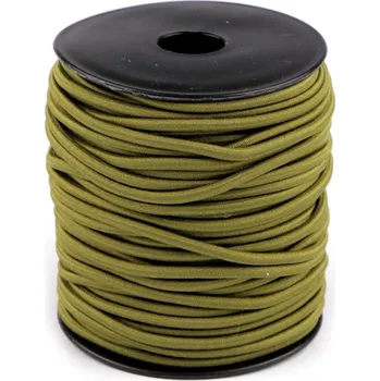 Kulatá pruženka Ø3 mm, barva 8 zelená stepní