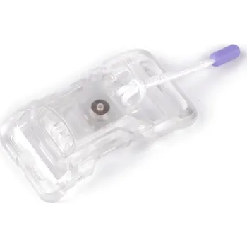 Magnetická plastová spona šíře 20 mm, barva 1 transparent