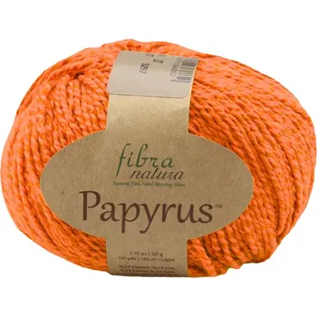 Příze Fibra Natura Papyrus 229-31 oranžová