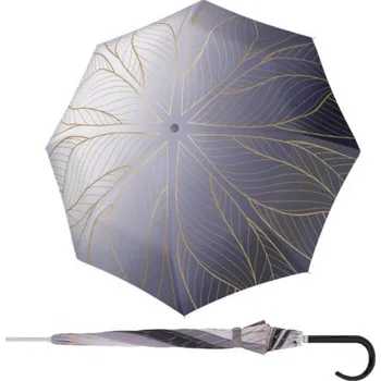 Deštník Doppler Carbonsteel Long AC Golden - dámský holový vystřelovací deštník