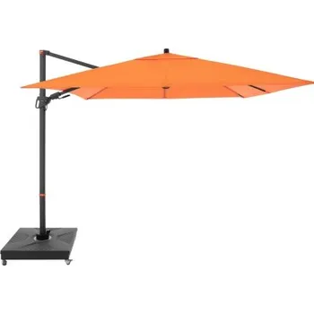 Stínicí technika Doppler myZone 280 x 280 cm - výkyvný zahradní slunečník s boční tyčí : Desén látky - 816