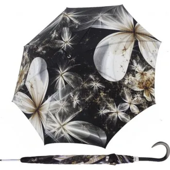 Deštník Doppler Elegance Boheme Magnolia - dámský luxusní deštník s potiskem květů magnolie