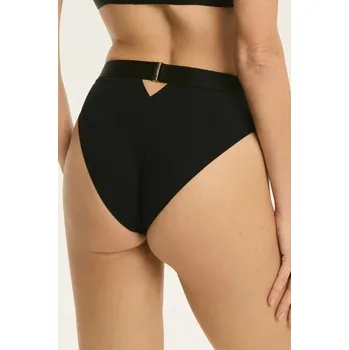 Kalhotky Vyšší bezešvé kalhotky Bianco černé M