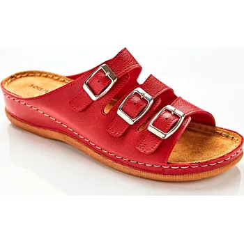 Dámské pantofle 3Pagen Pantofle Betty červená 40