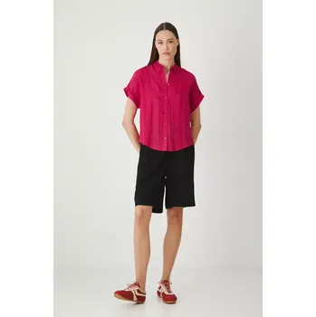 Dámská košile Košile Medicine dámská, červená barva, regular, s klasickým límcem RS25.KKD904 33X, vel. M