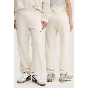 Bavlněné tepláky Barrow S5BWUAFP085 béžová 01X, vel. XL