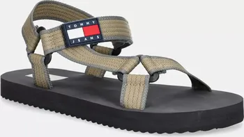 Dámské sandále Sandály Tommy Jeans CASUAL SANDAL pánské, béžová barva, EM0EM01563, EUR 43