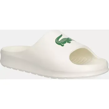 Dámské pantofle Pantofle Lacoste SERVE SLIDE 2.0 dámské, béžová barva, na platformě, 48CFA0022 01X, EUR 35.5
