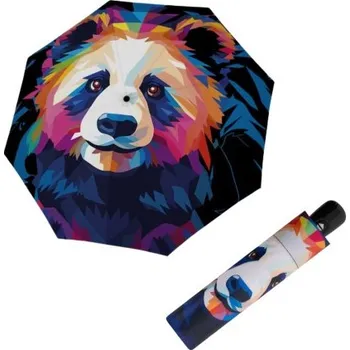 Deštník Doppler Modern Art Magic Mighty Panda - dámský plně automatický deštník
