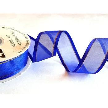 Stuha Stuha šifonová ozdobná s luxurem, WOA4111, šíře 15 mm/ návin 22 m