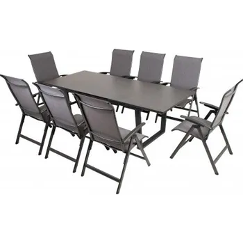 Zahradní sestava Doppler LIVORNO YELMO ALU - zahradní hliníková souprava 8+1