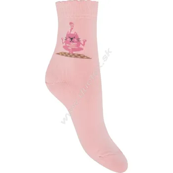 Dívčí oblečení WOLA Dětské ponožky w24.01p-vz.240 Barva: C18, Velikost: 21-23(14-15)