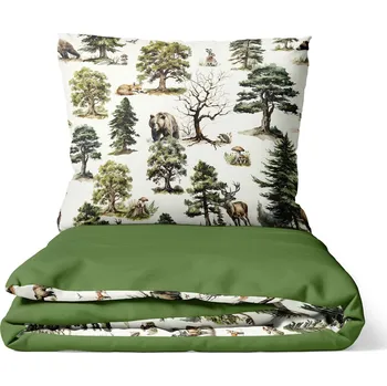 Povlečení DARRÉ Bavlněné povlečení Lesní říše - duo Velikost: 140 x 220 + 70 x 90