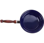 BELIS Smaltovaná pánev ø 20 cm s odnímatelným dřevěným držadlem - BSE