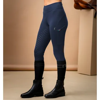 Jezdecké kalhoty Alessandro Albanese Legíny jezdecké Bina AA, s gripem, dámské, core navy XXL