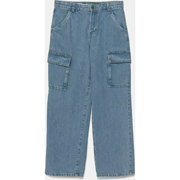 Chlapecké kalhoty Dětské rifle United Colors of Benetton 4R76CE041 4R76CE041.G.Seasonal modrá 55X, vel. 140