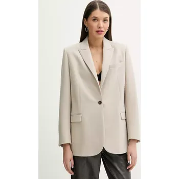 Dámské sako Blazer s příměsí vlny IRO WP07CHALAN béžová 80X, vel. 36