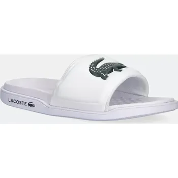 Dámské pantofle Pantofle Lacoste SERVE SLIDE DUAL dámské, bílá barva, 49CFA0041 00X, EUR 37