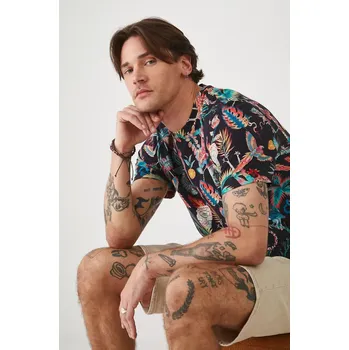 Pánské tričko Tričko Medicine pánské, černá barva RS25.TSMA19 99A, vel. S