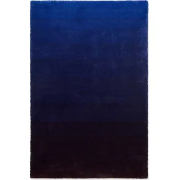 Koberec Jednobarevný vlněný koberec B&C Shade Low electric blue aubergine 010118 Brink & Campman Varianta: 140x200
