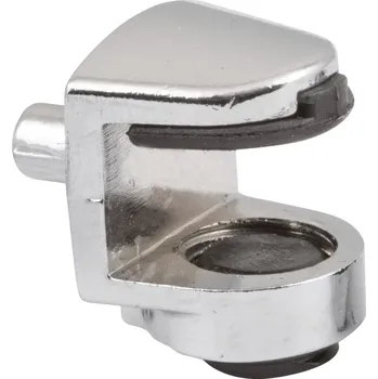 Walteco Podpěrka skleněných polic, průměr 5mm, 4-8mm, , niklovaná, 4 ks