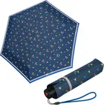 Knirps Knirps Rookie Triple Blue Reflective lehký skládací deštník