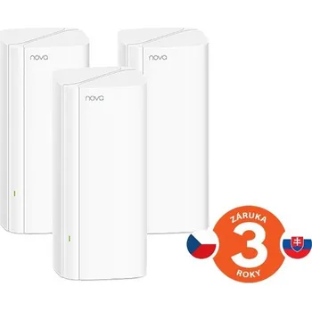 Tenda Nova MX12 (3-pack) WiFi6 AX3000 Mesh Gigabit system, 9xGLAN / GWAN, WPA3, VPN, SMART CZ aplikace TENDA