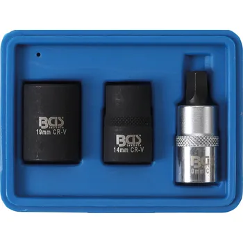 Gola hlavice BGS 1112, Sada hlavic na brzdové třmeny kotoučových brzd | 12,5 mm (1/2") | 3dílná