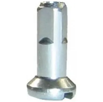 Zapletené kolo nipl CnSpoke Fe 2x14mm pozinkovaný stříbrný