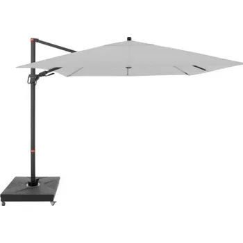 Slunečník Doppler myZone 280 x 280 cm - výkyvný zahradní slunečník s boční tyčí : Desén látky - 827