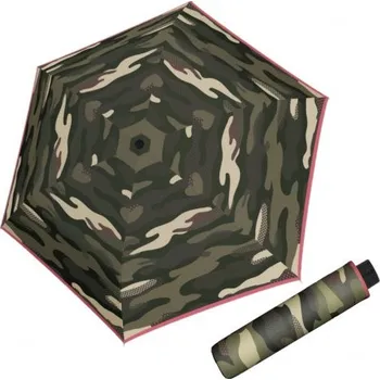 Deštník Doppler Fiber Havanna Camouflage - dámský skládací deštník
