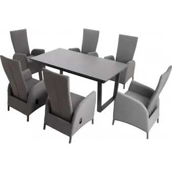 Zahradní sestava Doppler LIVORNO PARIS 3 - luxusní zahradní souprava 6+1