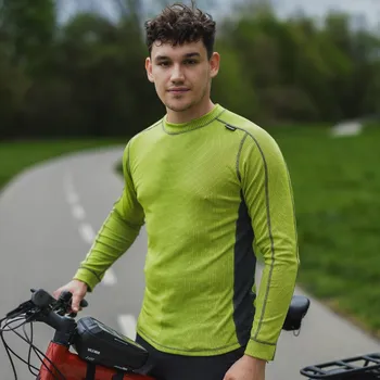 Pánské tričko TERMOVEL Funkční tričko RUN DLR neon/grafit VELIKOST: 2XL