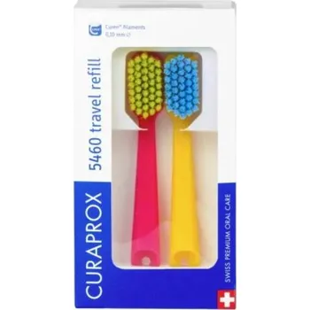 Lopata Curaprox Travel set náhradní hlavice 2ks 36180