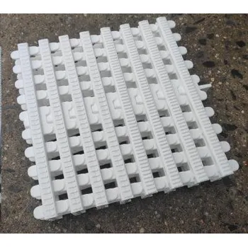 Mřížka pro přelivové bazény 245 mm - bílá