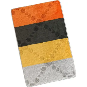 Koupelnová předložka Bellatex BANY 60x100 cm Šedá,Oranžová