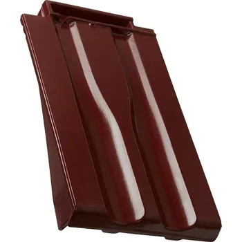 pálená krytina Taška krajní levá Tondach Renoton 11 -glazura/amadeus červená