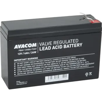 Záložní zdroj AVACOM baterie 12V 6Ah F2 HighRate (PBAV-12V006-F2AH)