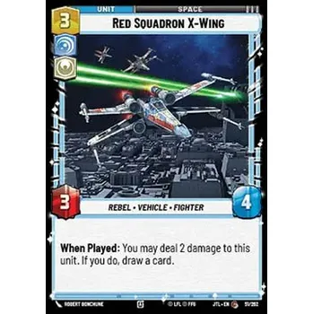 Sběratelská karetní hra Red Squadron X-Wing 051/202 - Jump to Lightspeed Typ karty: Standard