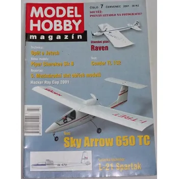 Časopis Model Hobby magazín 7/2001