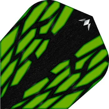 Příslušenství pro šipky Mission Letky Magma - No6 - Green F4683