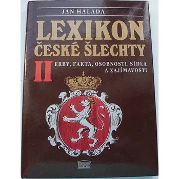 Encyklopedie Halada Jan - Lexikon české šlechty II