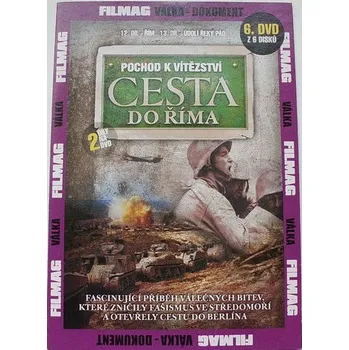 DVD film DVD Cesta do Říma 12+13 díl (válečný dokument)