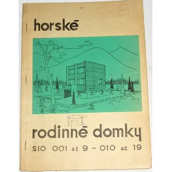 Sešit Horské rodinné domky
