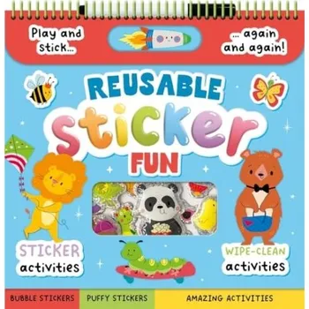 Cizojazyčná kniha Reusable Sticker Fun - Igloo Books Ltd