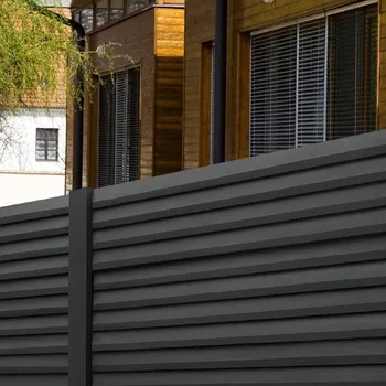 Plotový sloupek Sloupek rohový FEROBET LAMELLA antracit 150×150×2 000 mm