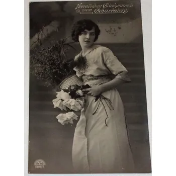 Karnevalový kostým Dívka s květinami: kabinetka, 1916