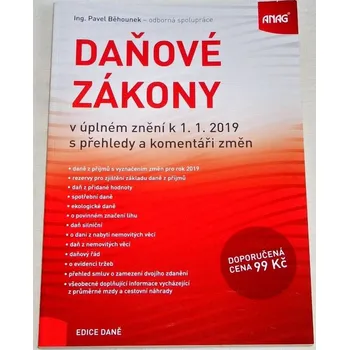 Běhounek Pevel - Daňové zákony