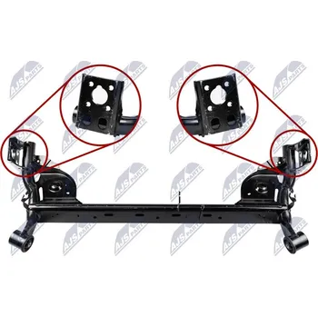 Zavěšení kol Tělo nápravy NTY ZRZ-RE-037