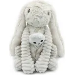 Ptipotos Plyšový králík Toudou šedý - máma s děťátkem